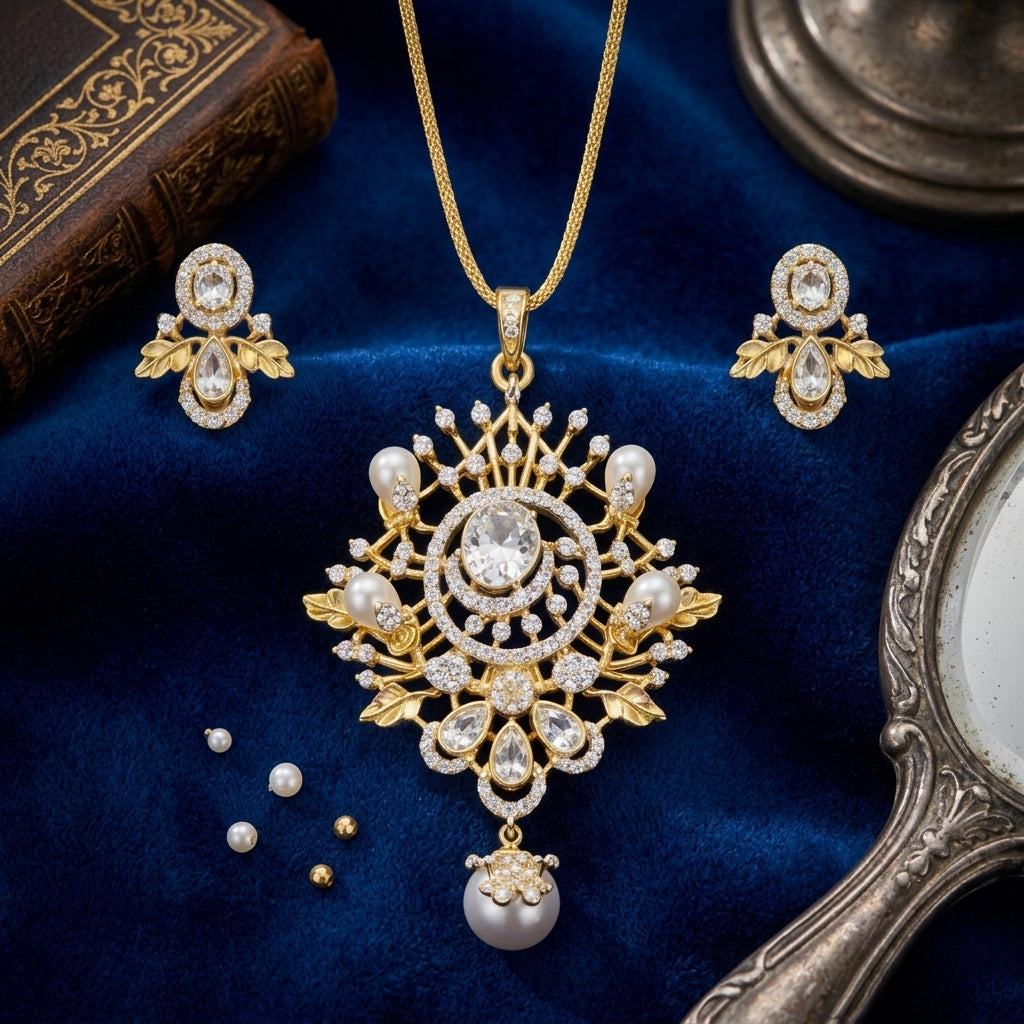 Monalisa Pendant Set GLITZORA