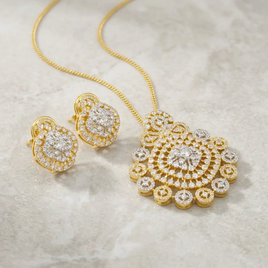 Ella Necklace Set GLITZORA