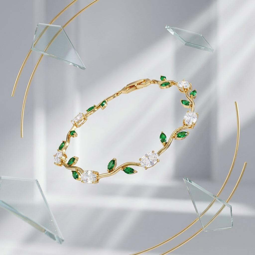 White Tulip Bracelets GLITZORA