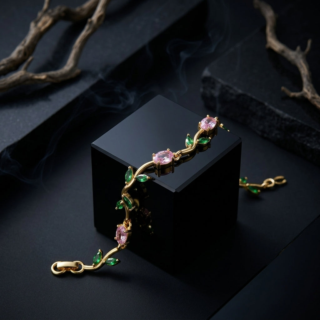 Pink Tulip Bracelet GLITZORA