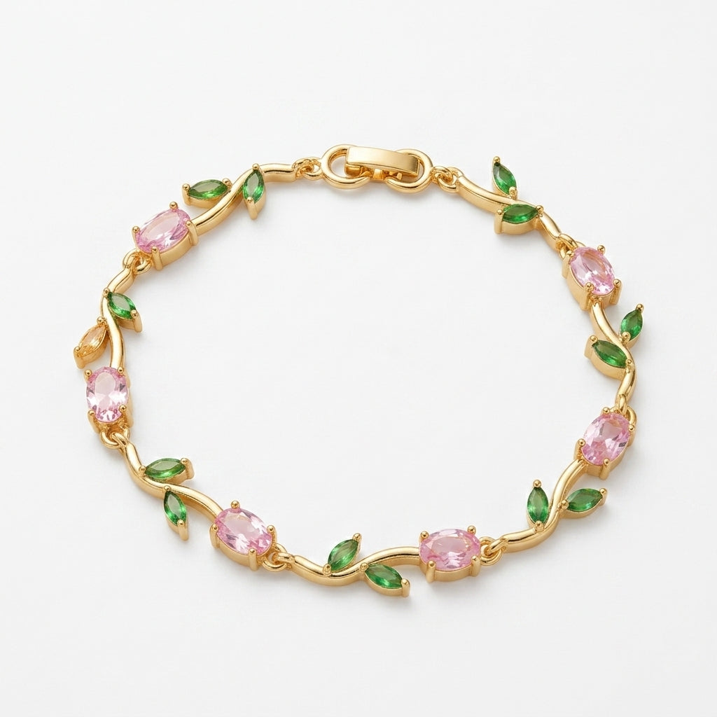 Pink Tulip Bracelet GLITZORA