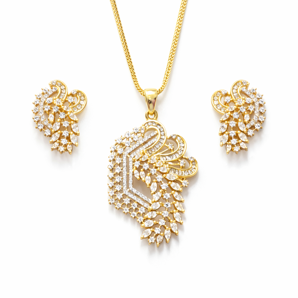 Peacock Necklace Set