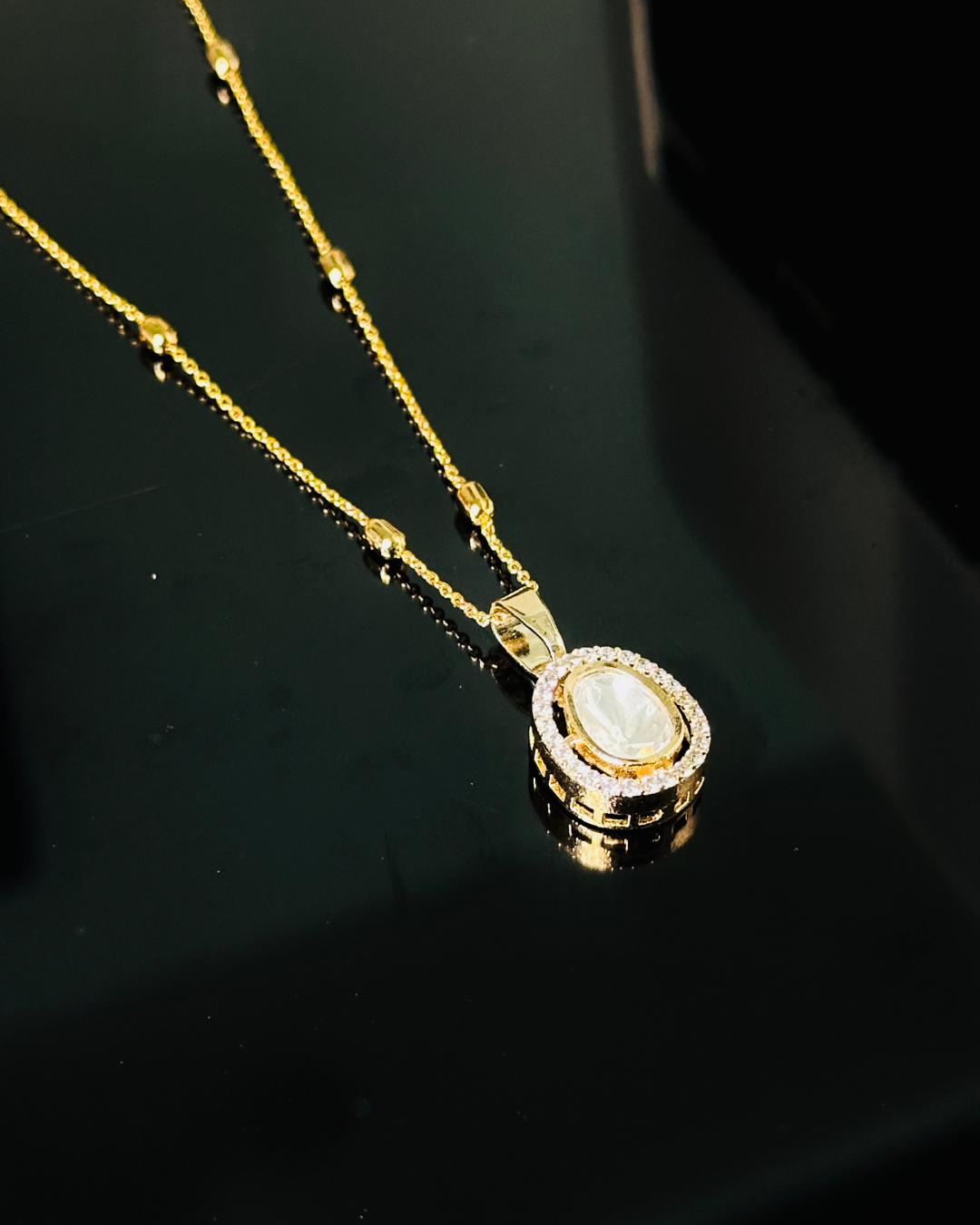 Classic Oval Halo Set