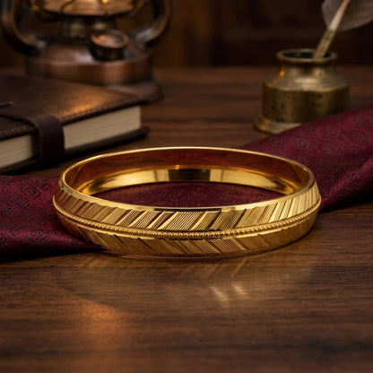 Crownline gold plated kada GLITZORA