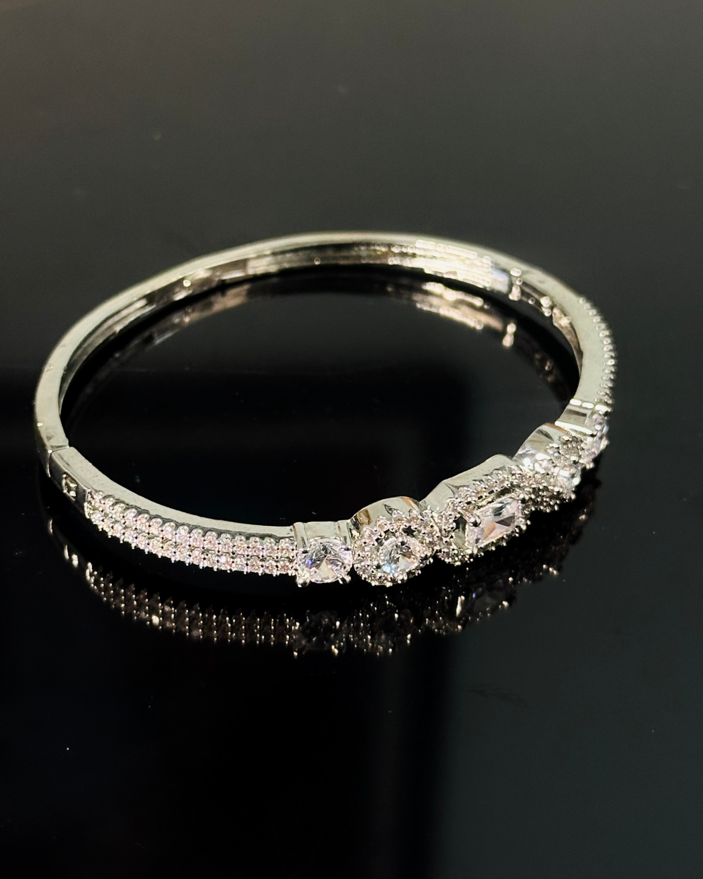 Diamond Round Square Bracelet