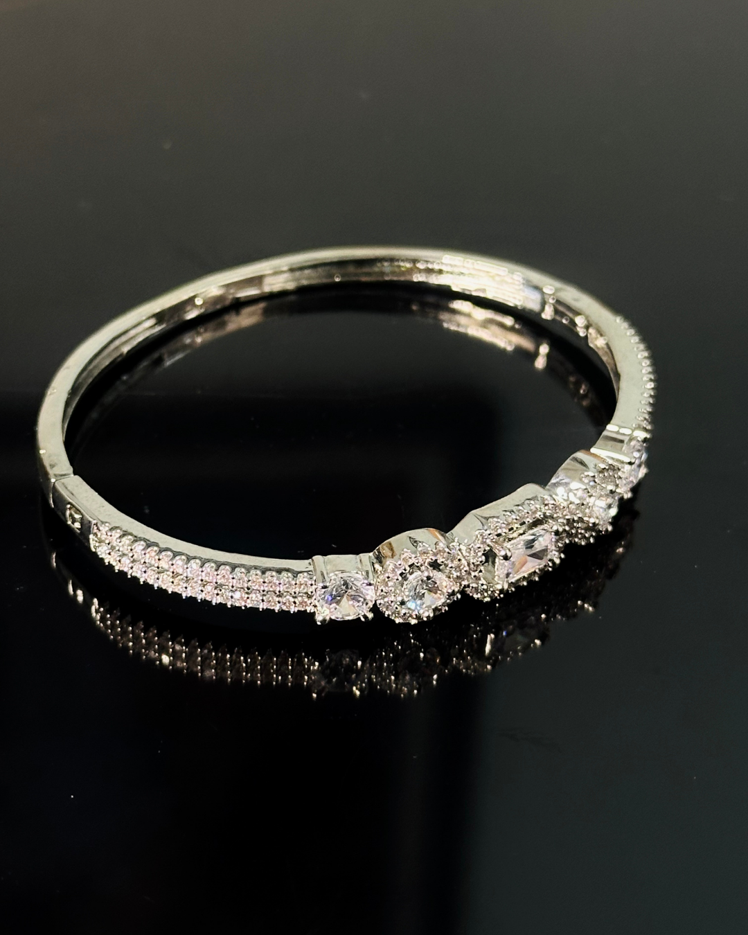 Diamond Round Square Bracelet