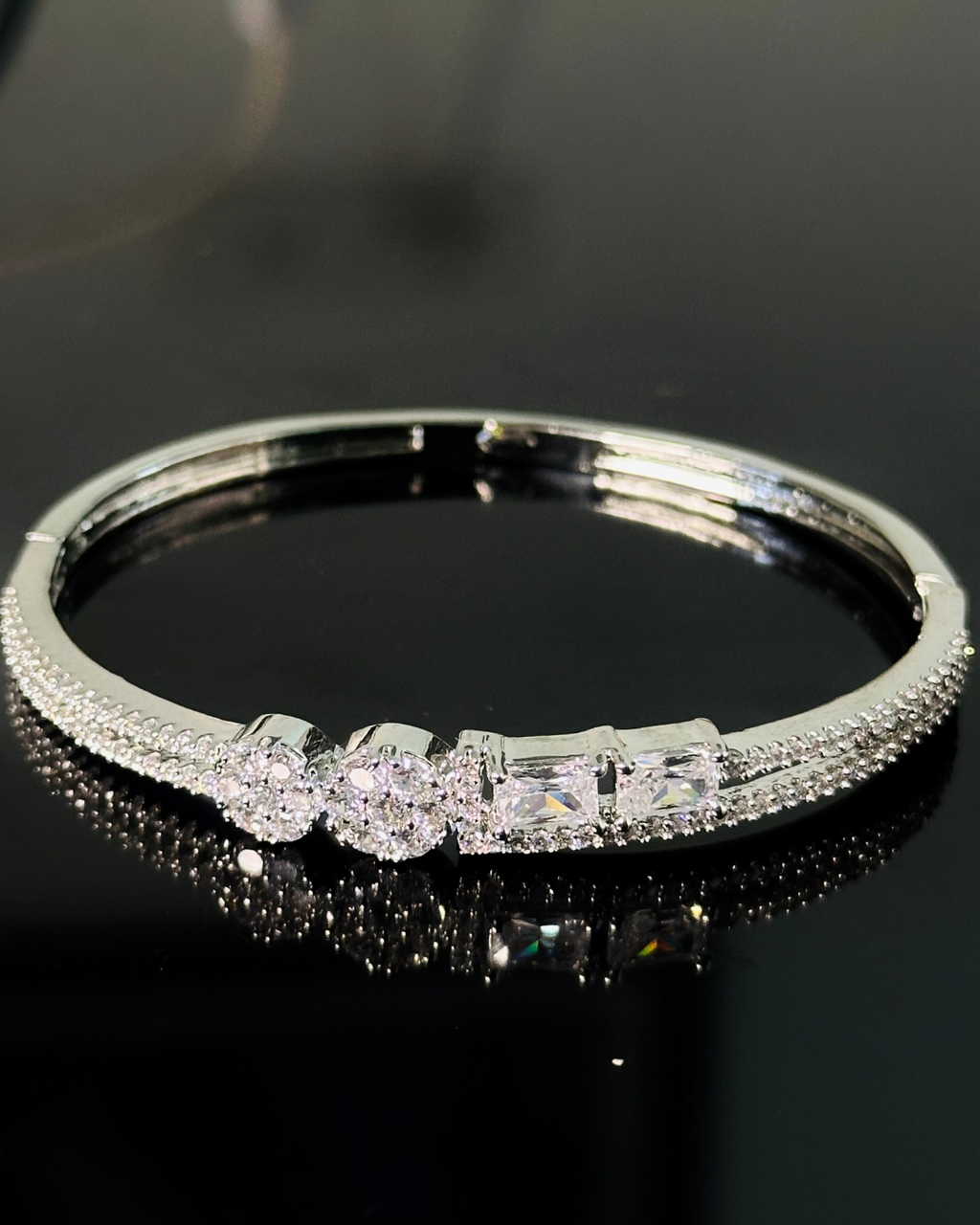 Elegant Crystal Line Bracelet