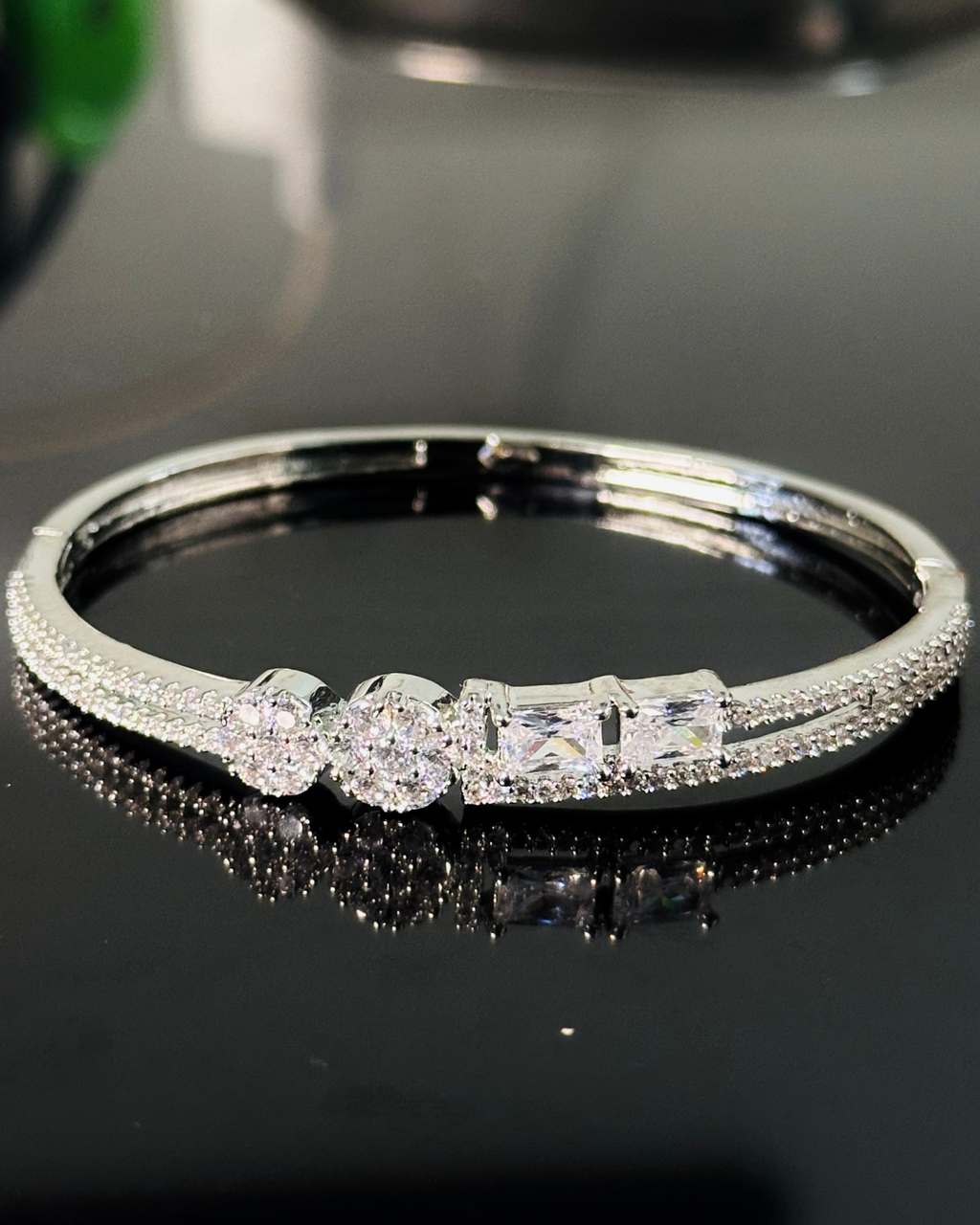 Elegant Crystal Line Bracelet