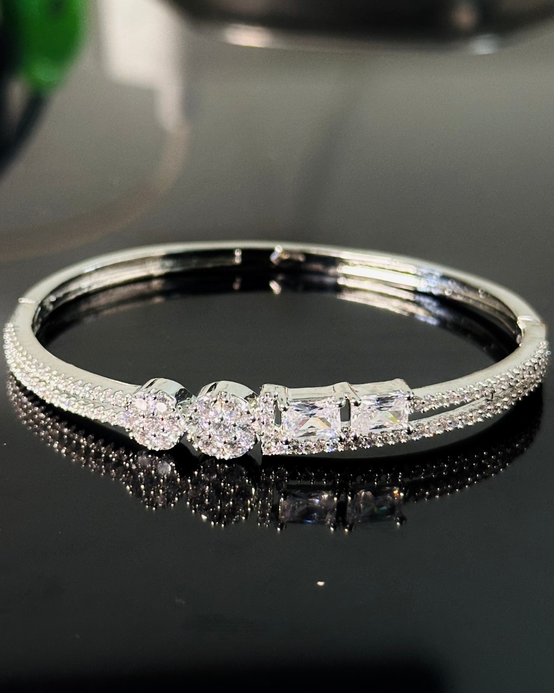 Elegant Crystal Line Bracelet