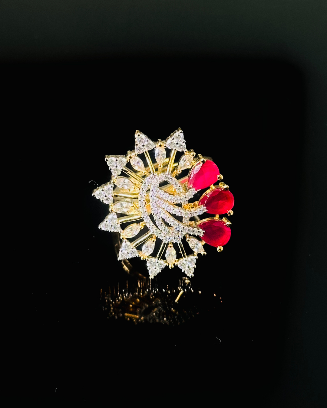 Elegant Party Statement Piece Ring