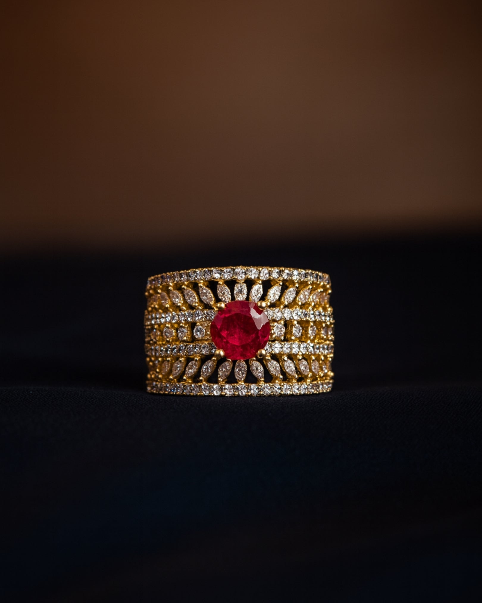Eternal Ruby Tower Ring