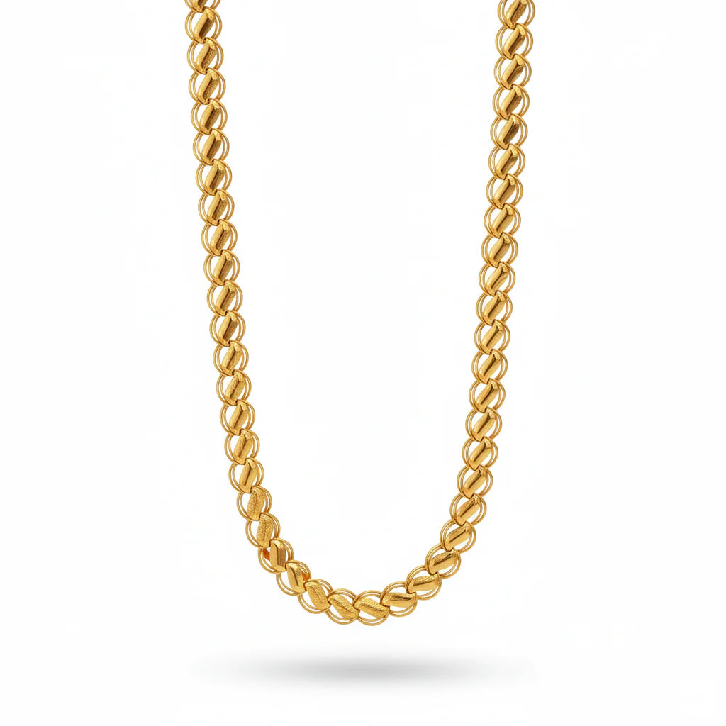Lotus chain | 22kt gold plated GLITZORA