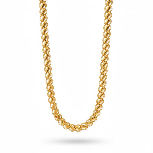 Lotus chain | 22kt gold plated GLITZORA