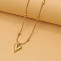 Gold-Plated Anti Tarnish Heart themed Pendant
