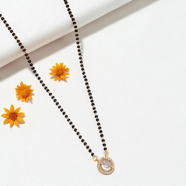 Gold Plated Round Shaped Mangalsutra