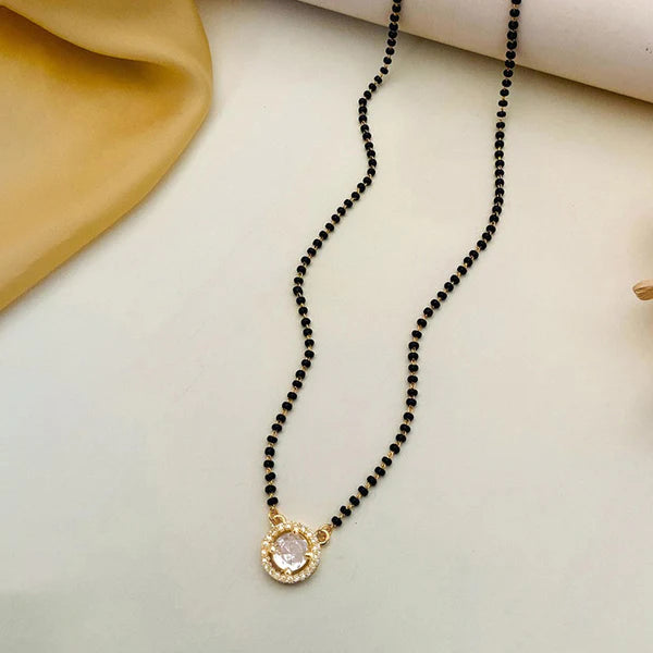 Gold Plated Round Shaped Mangalsutra