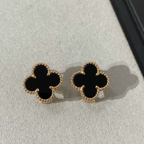 Gold Plated Anti Tarnish Clover Earings