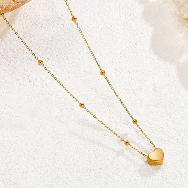 Gold plated Anti tarnish Heart themed pendant