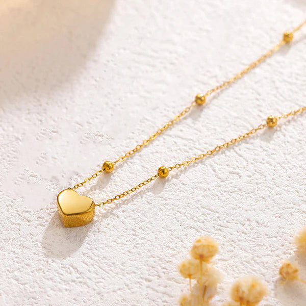 Gold plated Anti tarnish Heart themed pendant