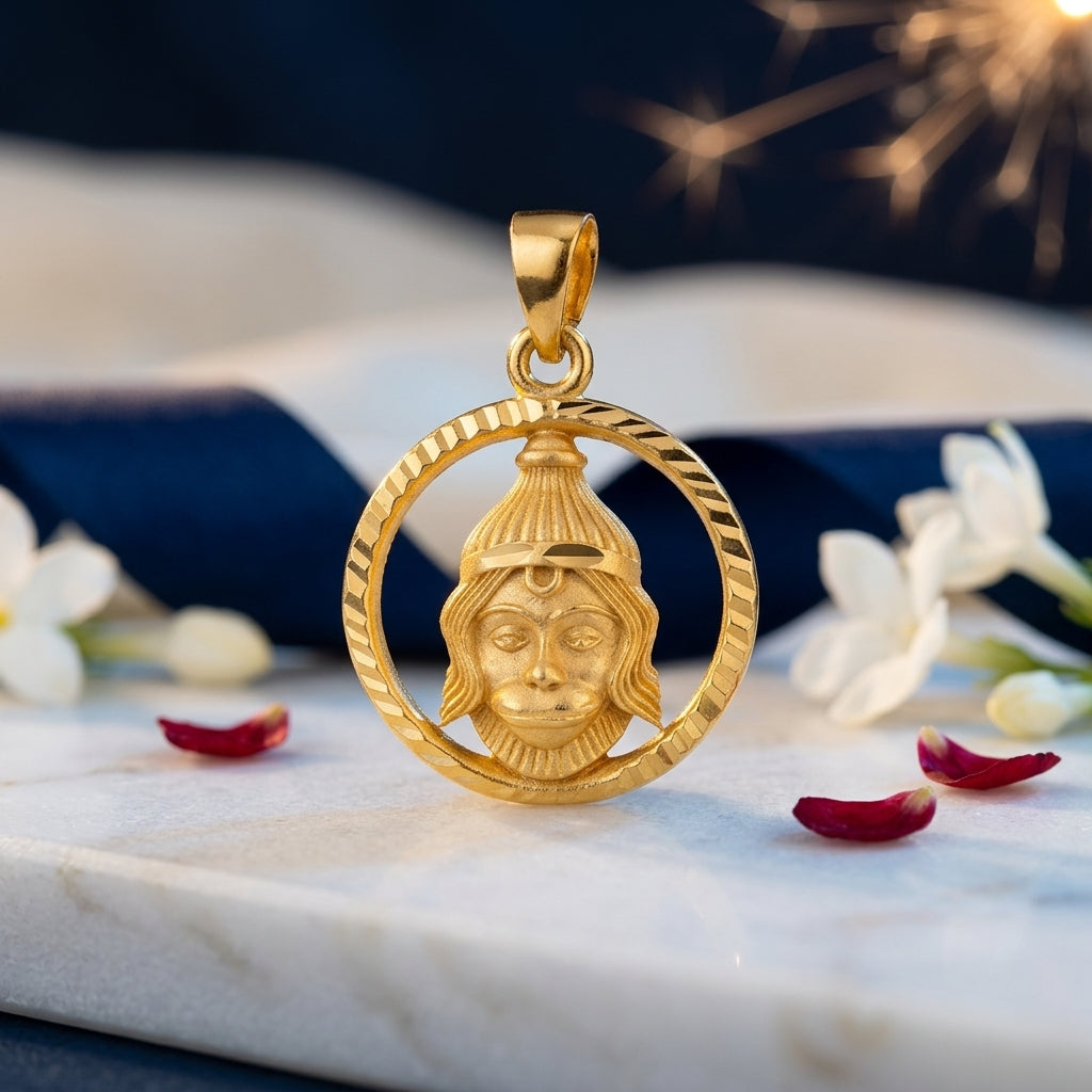 Hanuman Gold plated Locket ⭐⭐⭐⭐⭐ 4.6 (1,040) GLITZORA