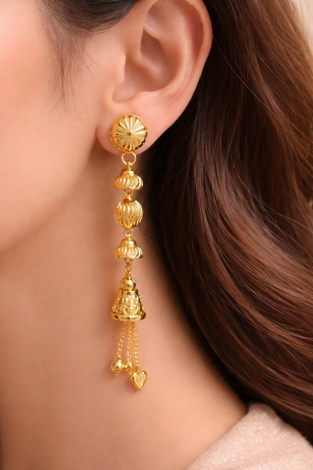 Heartstring Jhumkas
