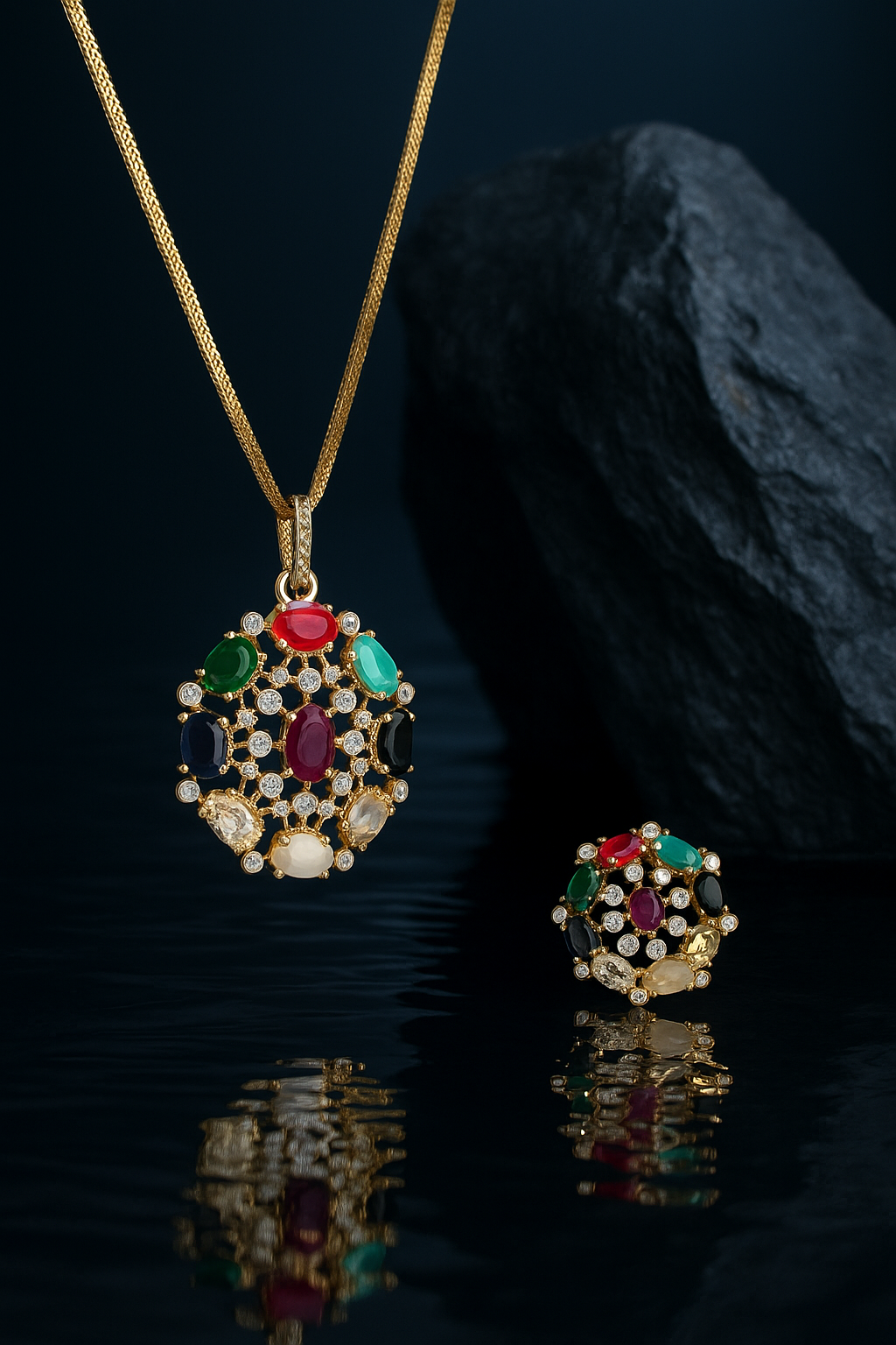 Royal Multistone Elegance Set