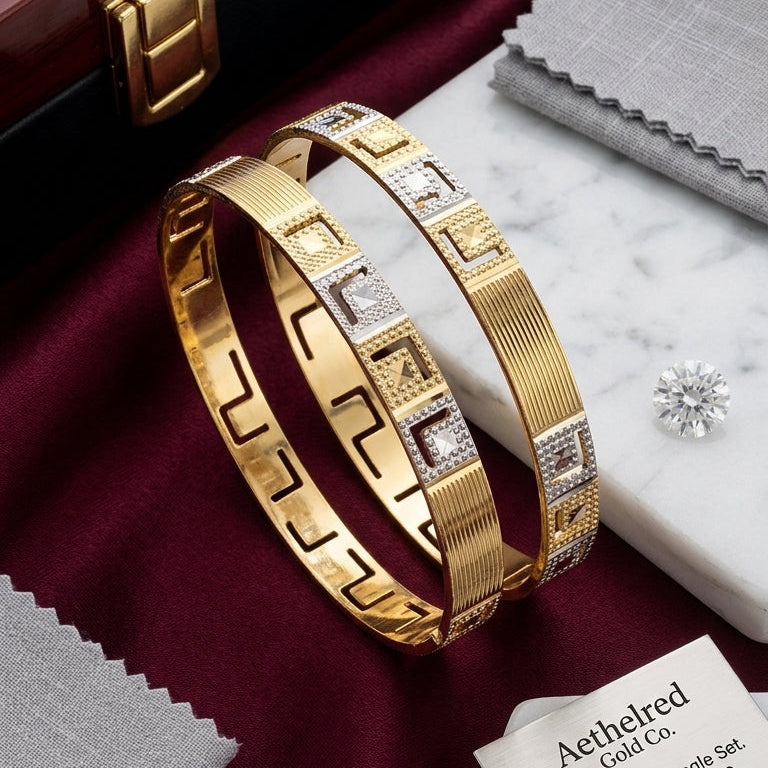 L CNC Women Bangles GLITZORA