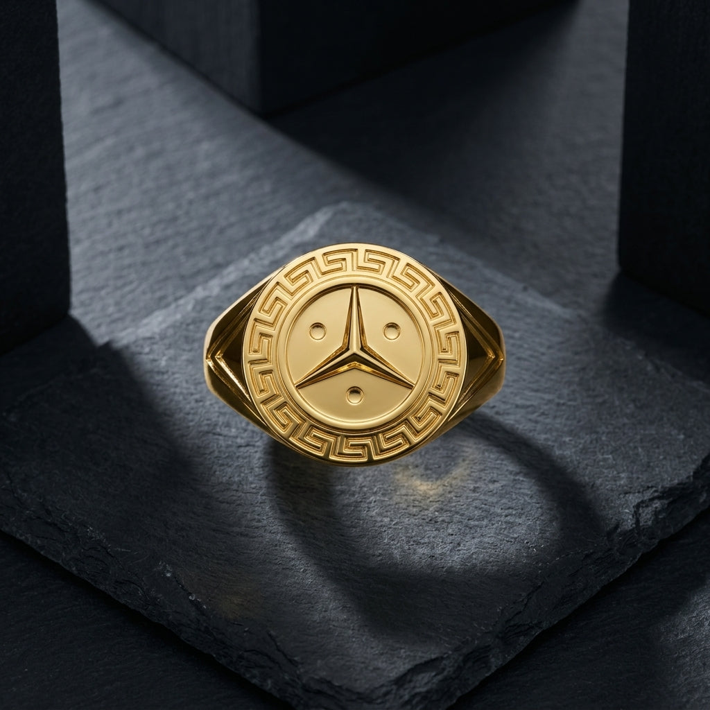 MCD gold plated Men's Ring GLITZORA