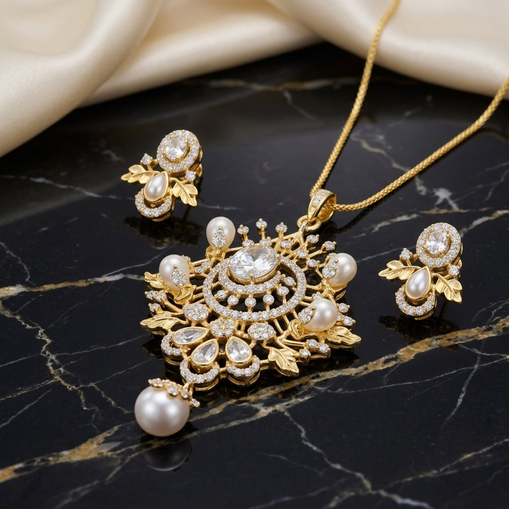 Monalisa Pendant Set GLITZORA