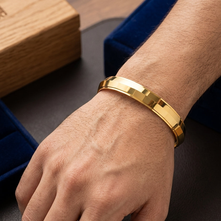 Punjabi Gold plated kada Glitzora
