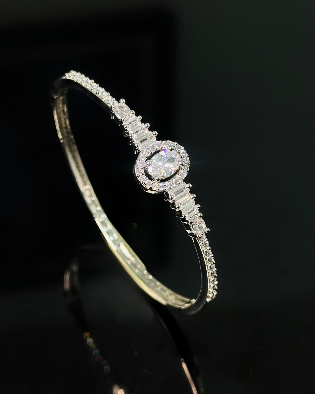 Radiant Round Cluster Bracelet