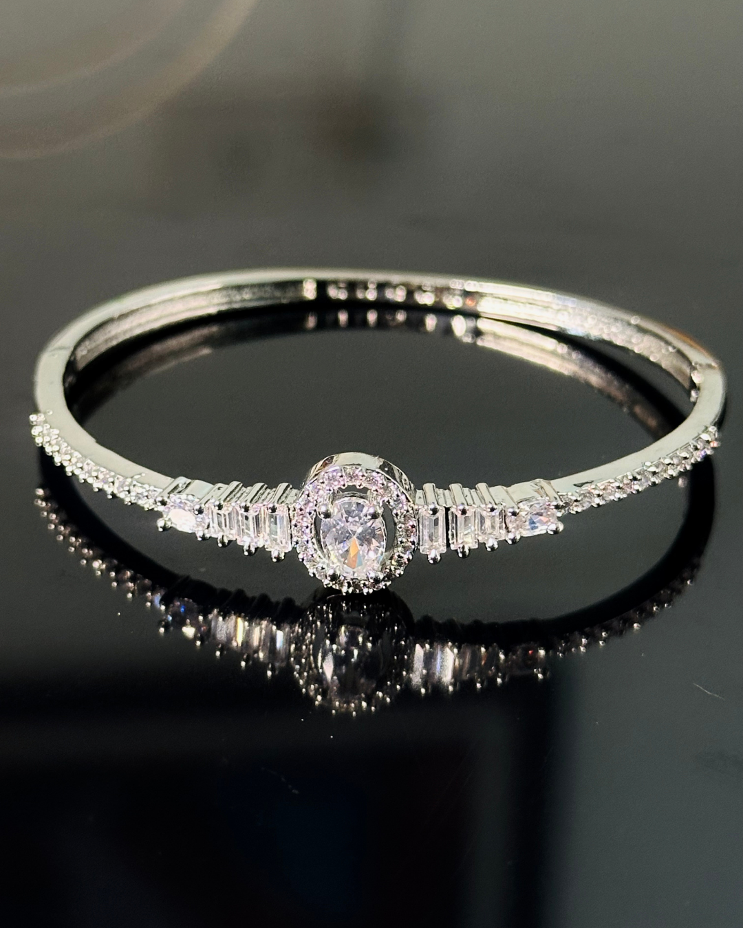 Radiant Round Cluster Bracelet