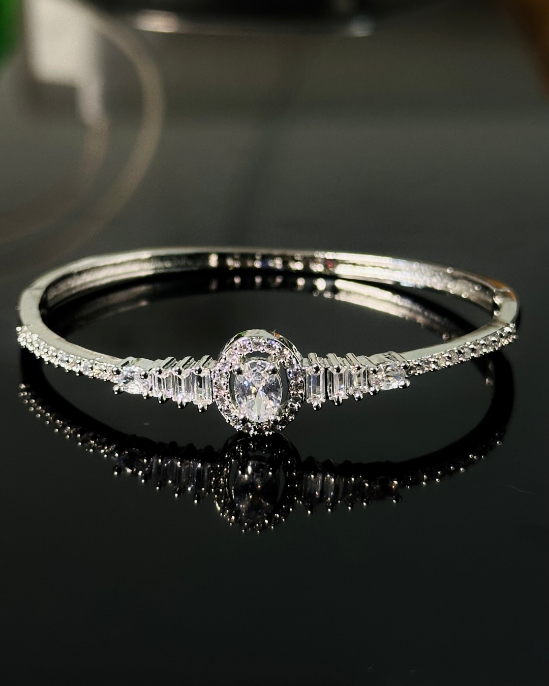 Radiant Round Cluster Bracelet