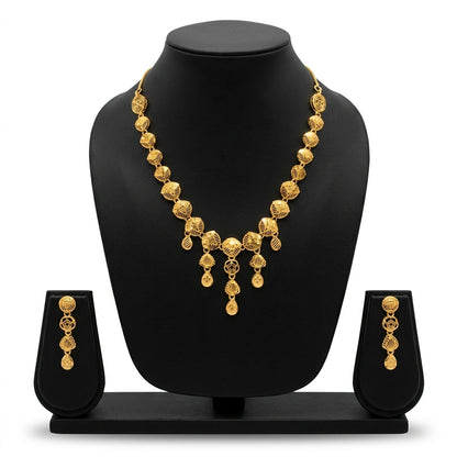 Rina Turkish Necklace | 22kt gold plated GLITZORA