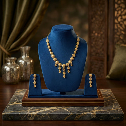 Rina Turkish Necklace | 22kt gold plated GLITZORA