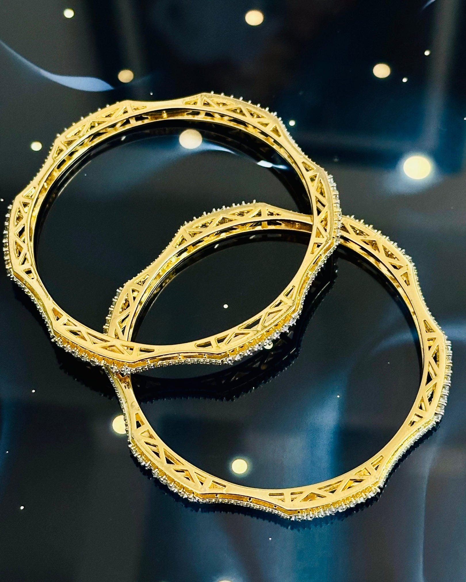 Royal Wave Design Bangles