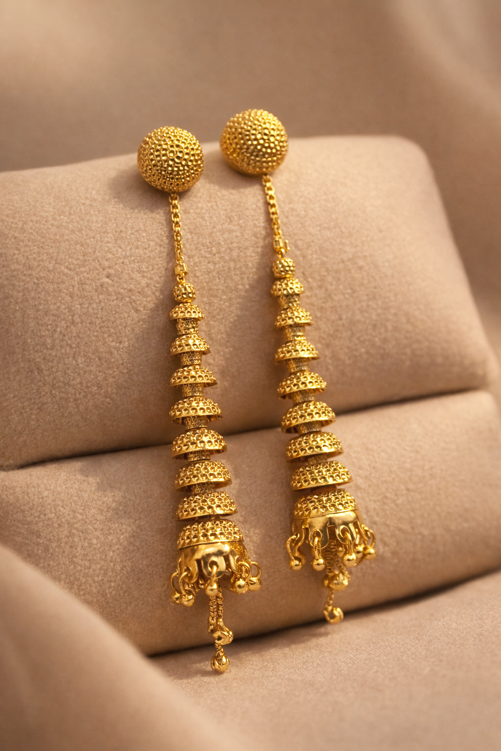 Royal Tiers Jhumkas