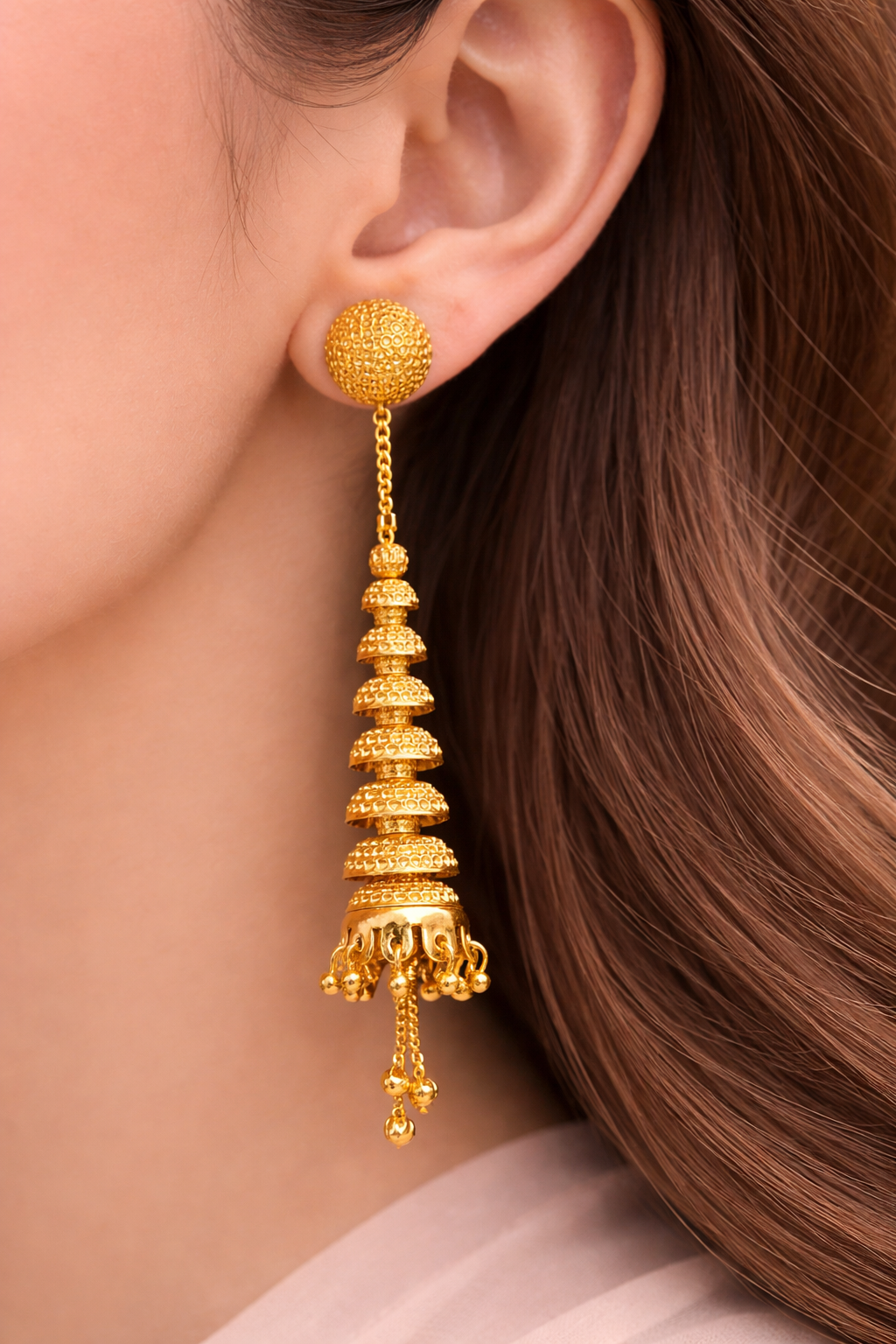 Royal Tiers Jhumkas