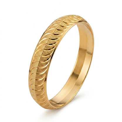 Royal Wave Gold Kada |22kt gold plated GLITZORA