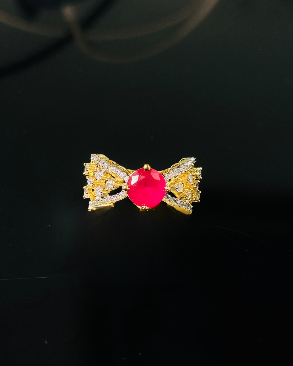 Ruby Zirconia Majestic Ring