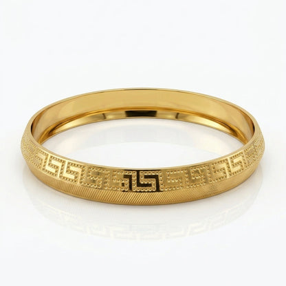 Signature 22kt Gold plated Men's Kada GLITZORA