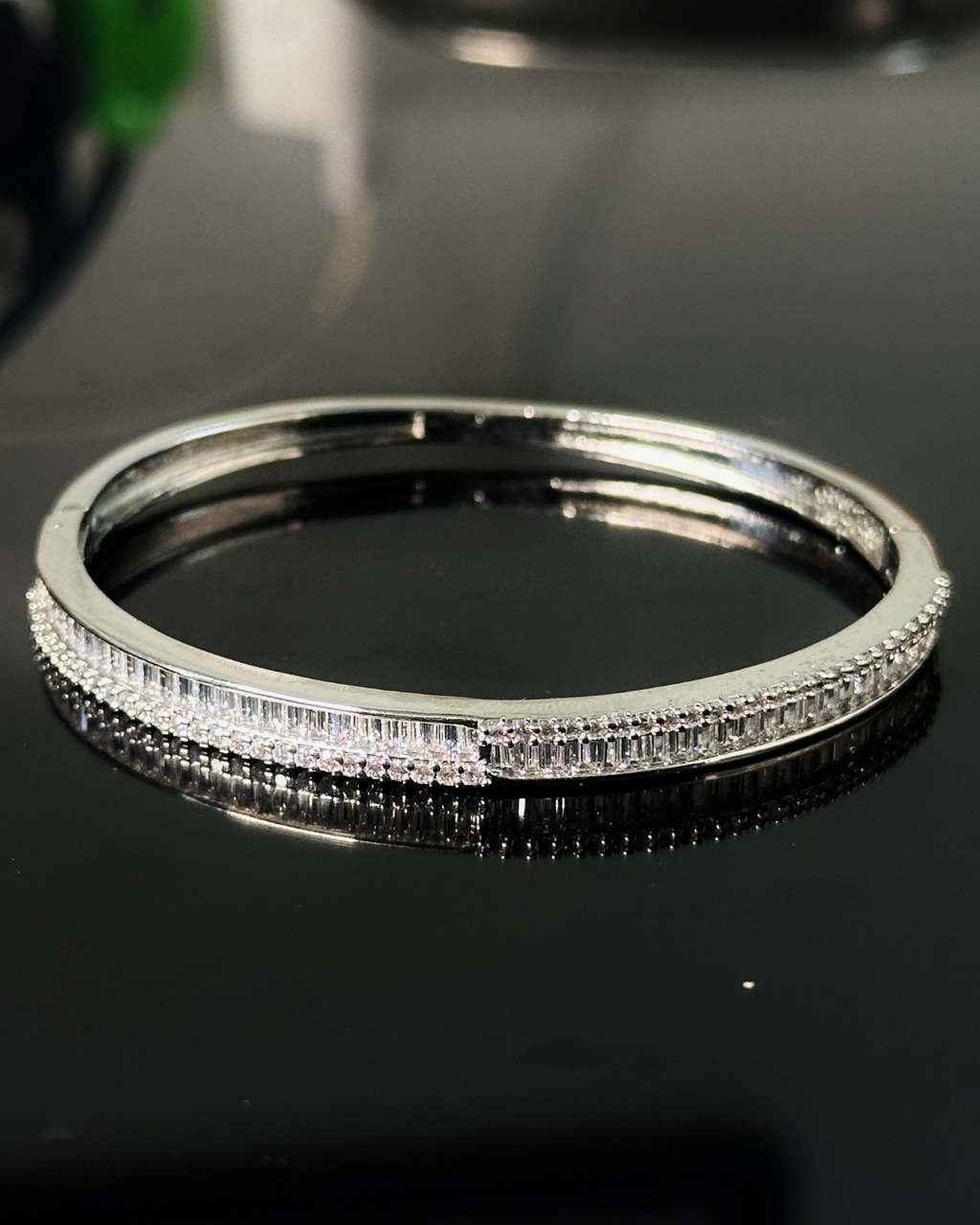 Sparkling Double Row Bracelet