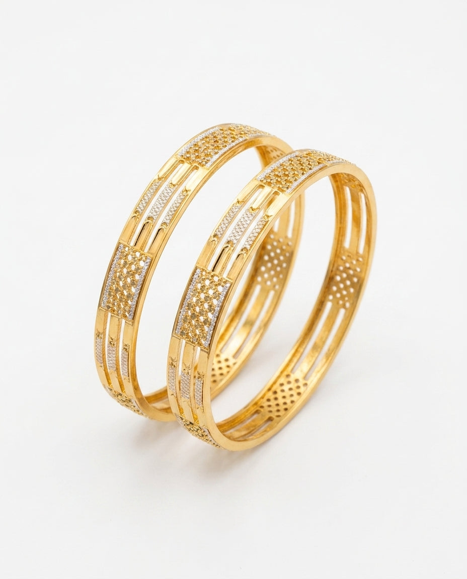 Tamanna Bangles | 22kt gold plated GLITZORA
