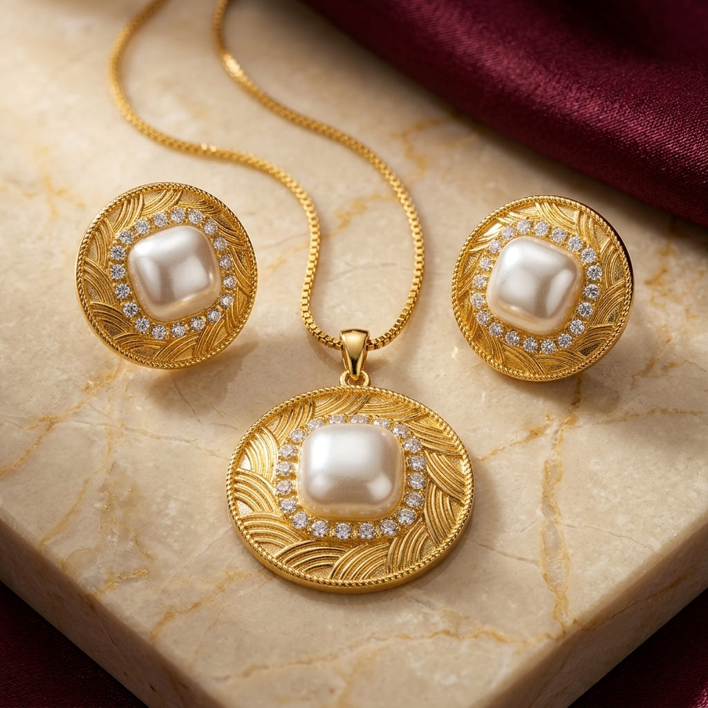 Tanvi Pendant Set GLITZORA