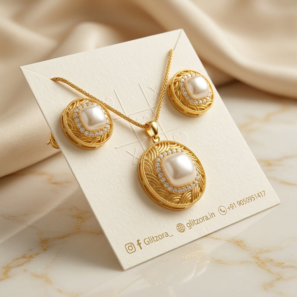 Tanvi Pendant Set GLITZORA