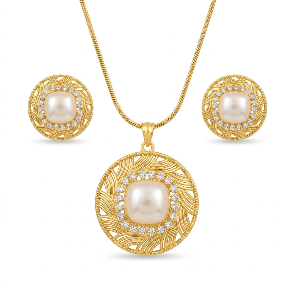 Tanvi Pendant Set GLITZORA