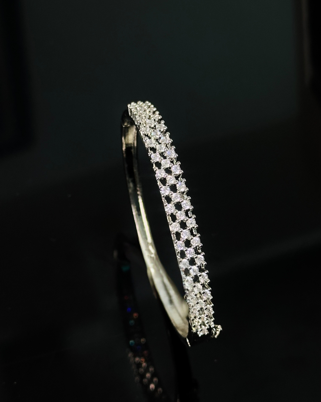 Two Line Diamond Bracelet