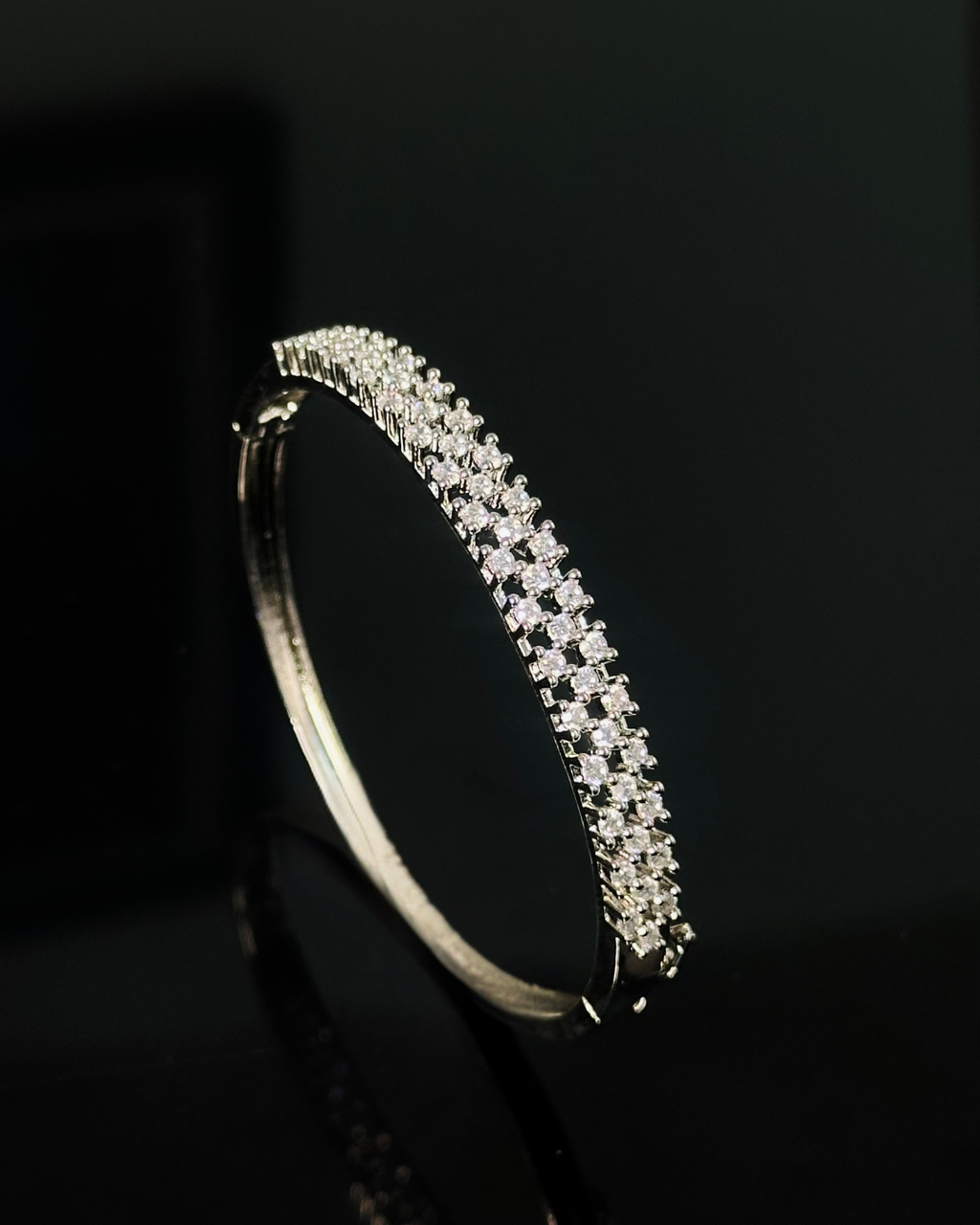 Two Line Diamond Bracelet