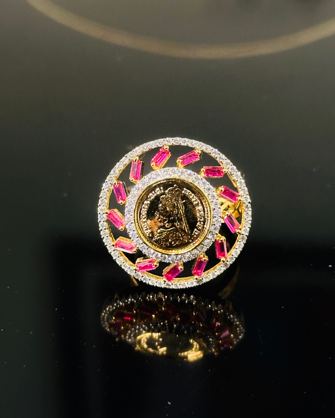 Victorian Coin Gold Rings