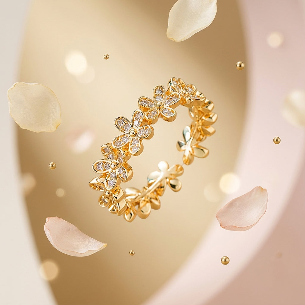 Flower Ring GLITZORA